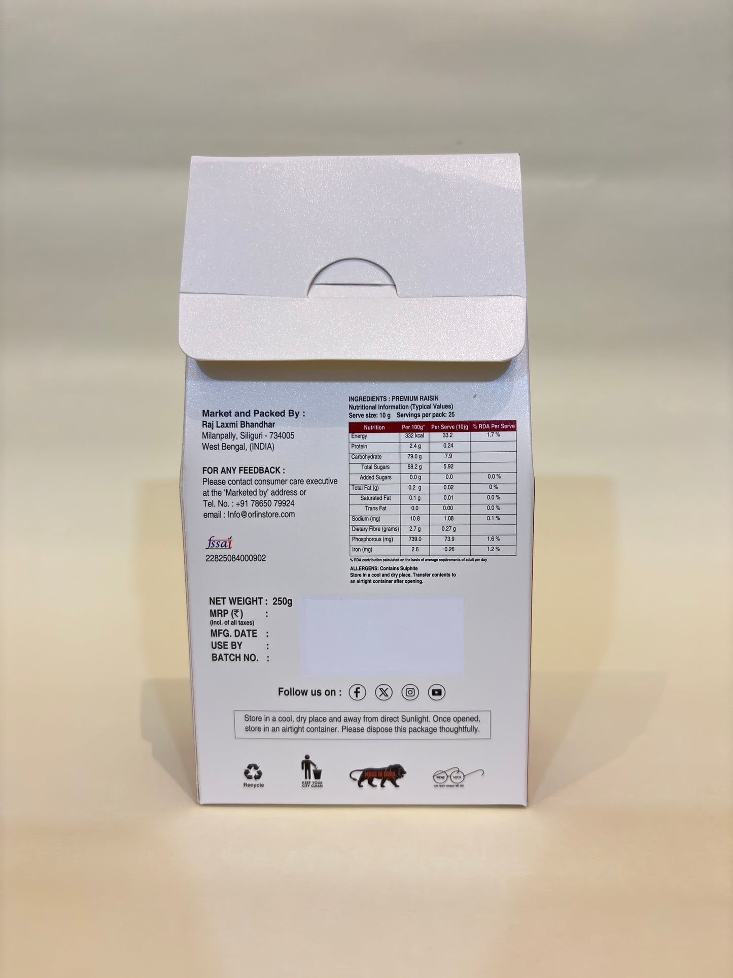 Premium Raisin (250 Gm)