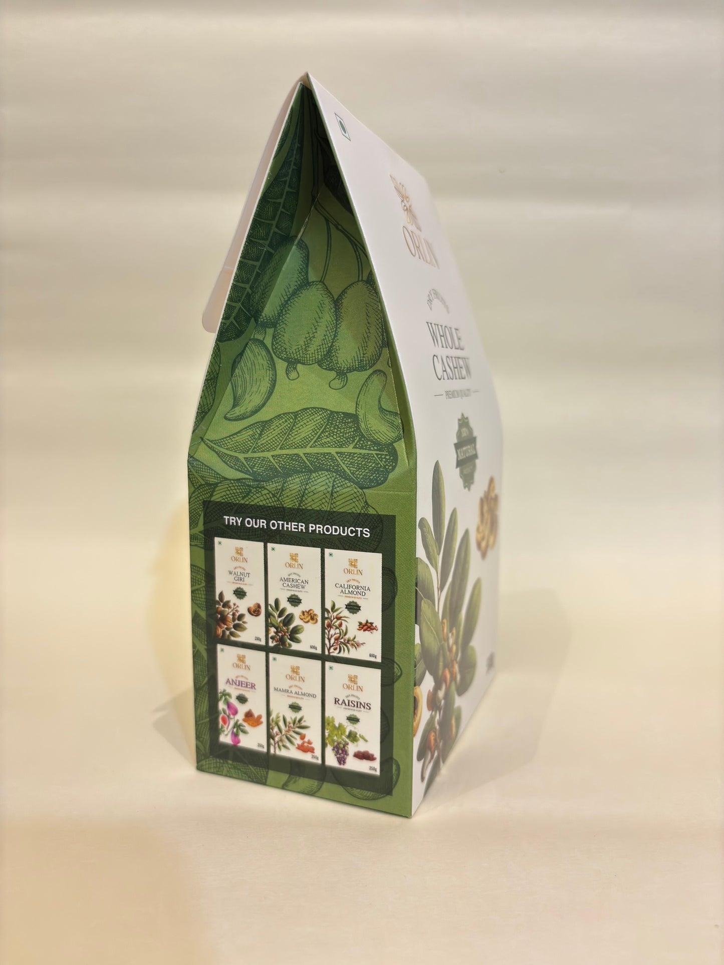 Premium Whole Cashew (500 Gm)