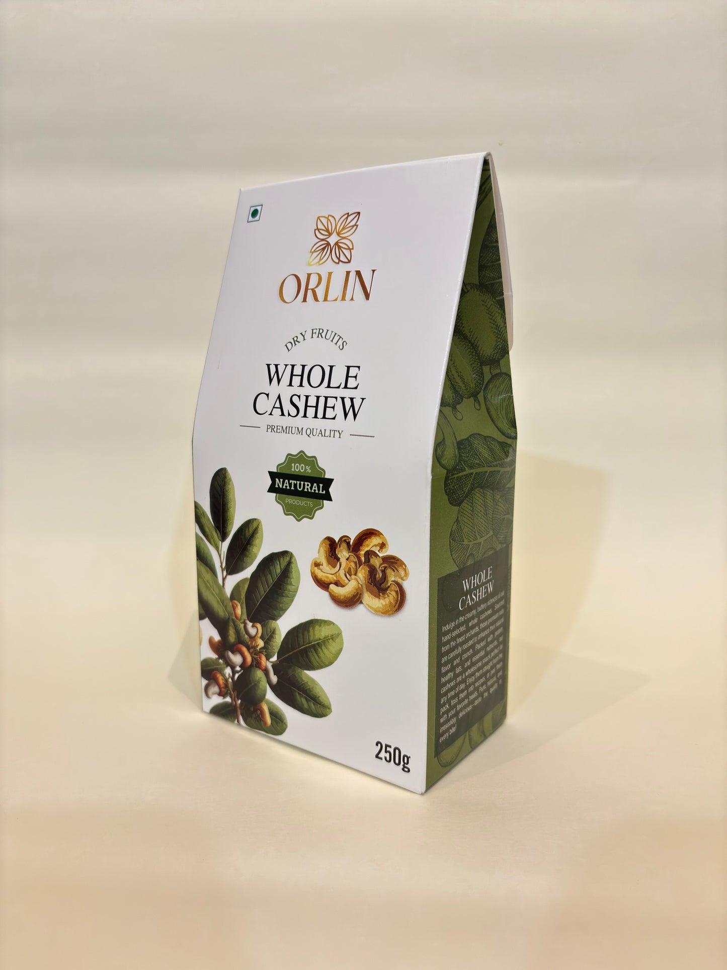 premium whole cashews